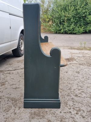 Victorian Oak Church Seat