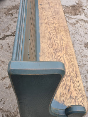 Victorian Oak Church Seat