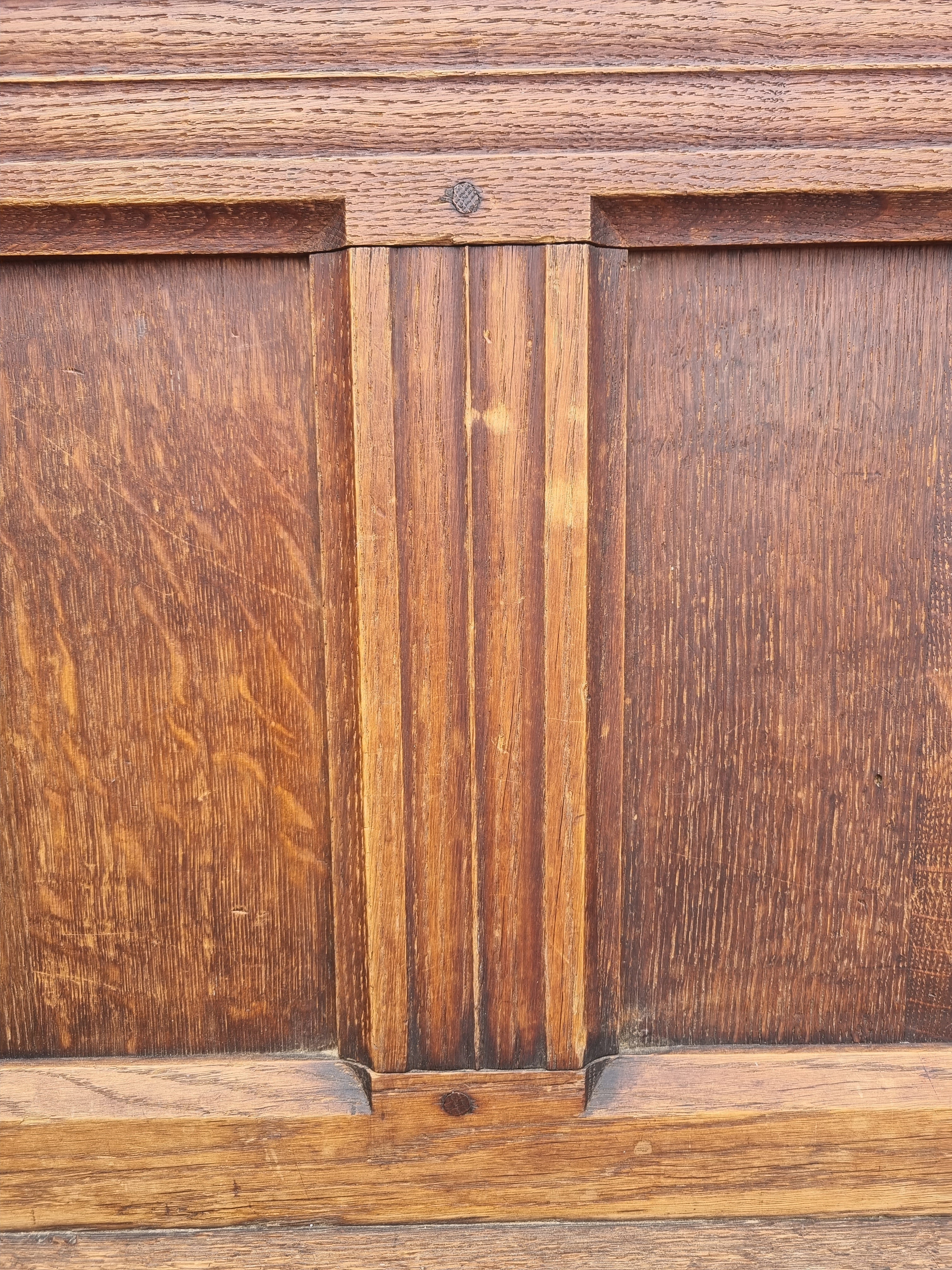 Victorian Oak Church Seat