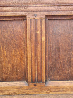 Victorian Oak Church Seat