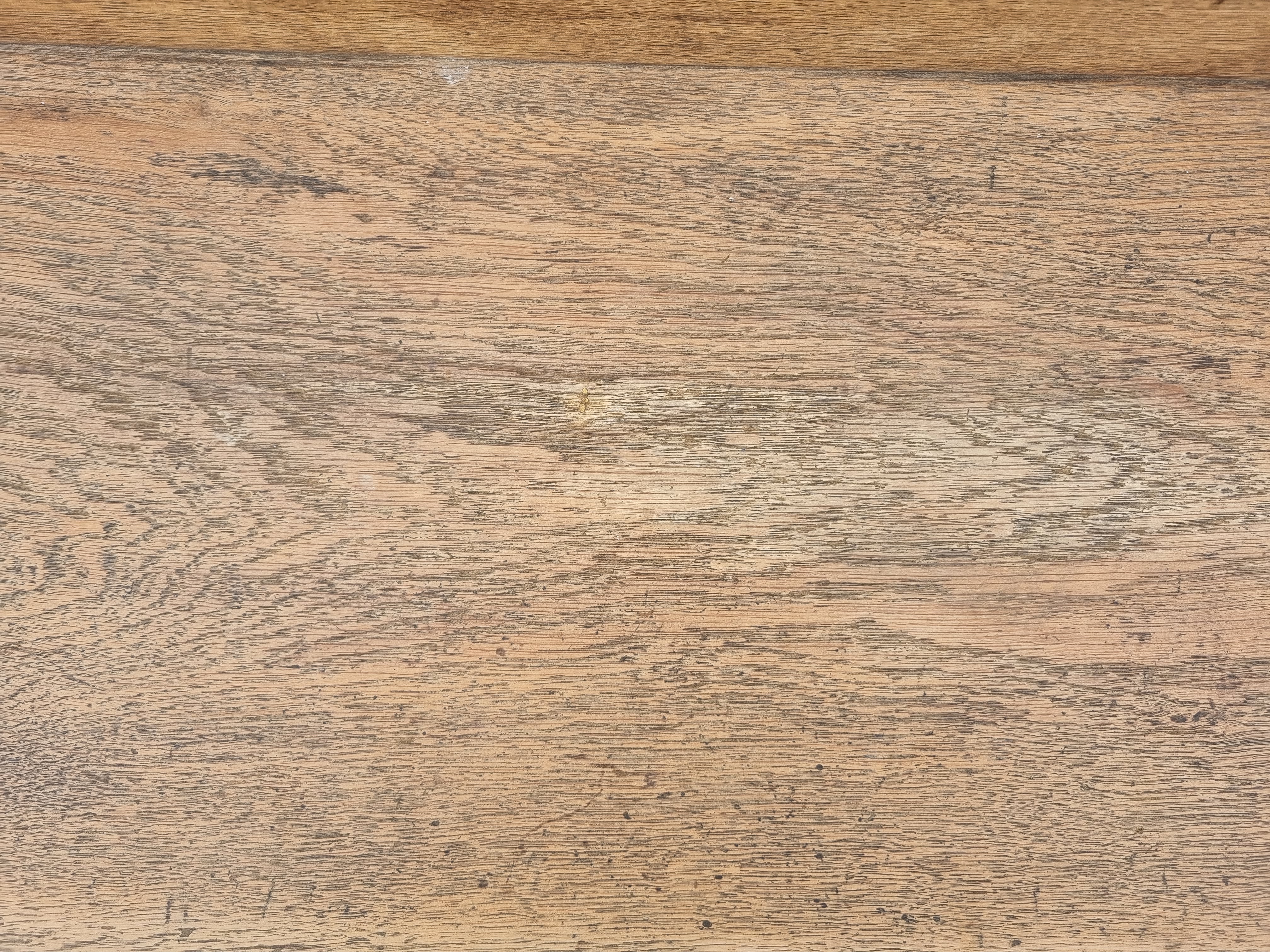 Victorian Bleached Oak Church Seat