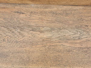 Victorian Bleached Oak Church Seat