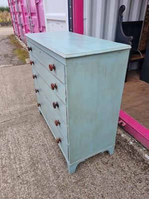 Regency Antique Five Drawer Chest