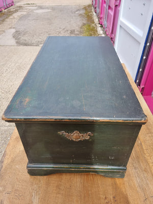 Original Painted Antique Pine Box