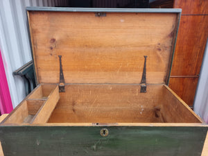 Original Painted Antique Pine Box