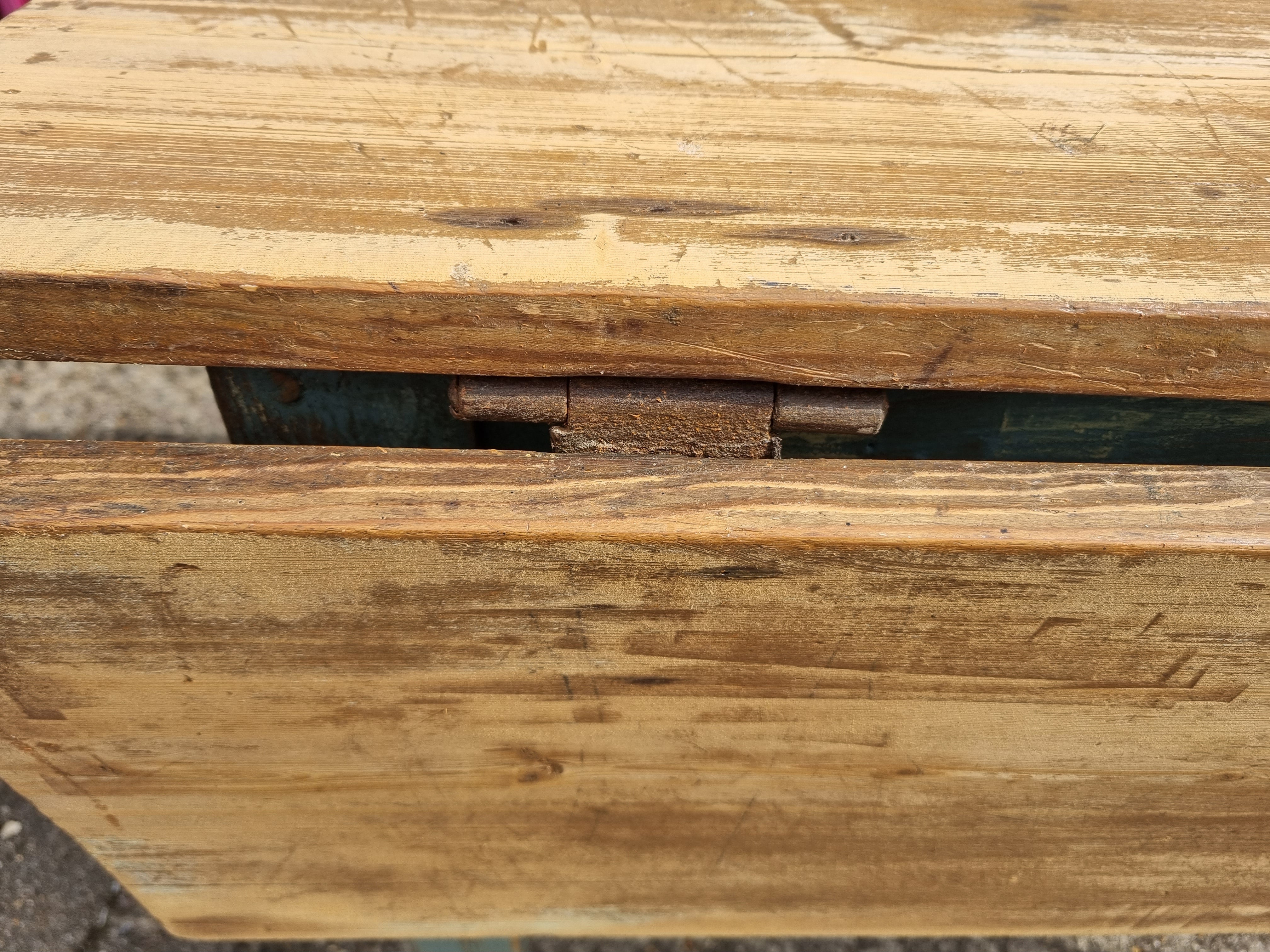Early Victorian Painted Dropleaf Table