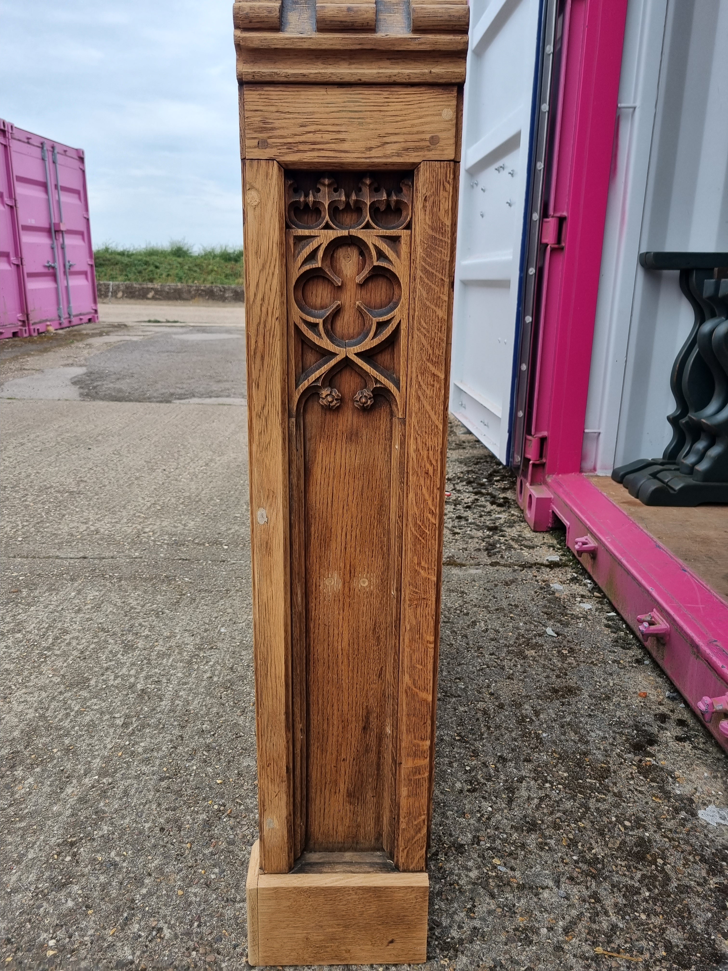 Small Architectural Oak Shelving
