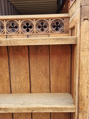 Small Architectural Oak Shelving