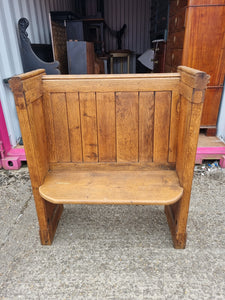 Antique Oak Settle