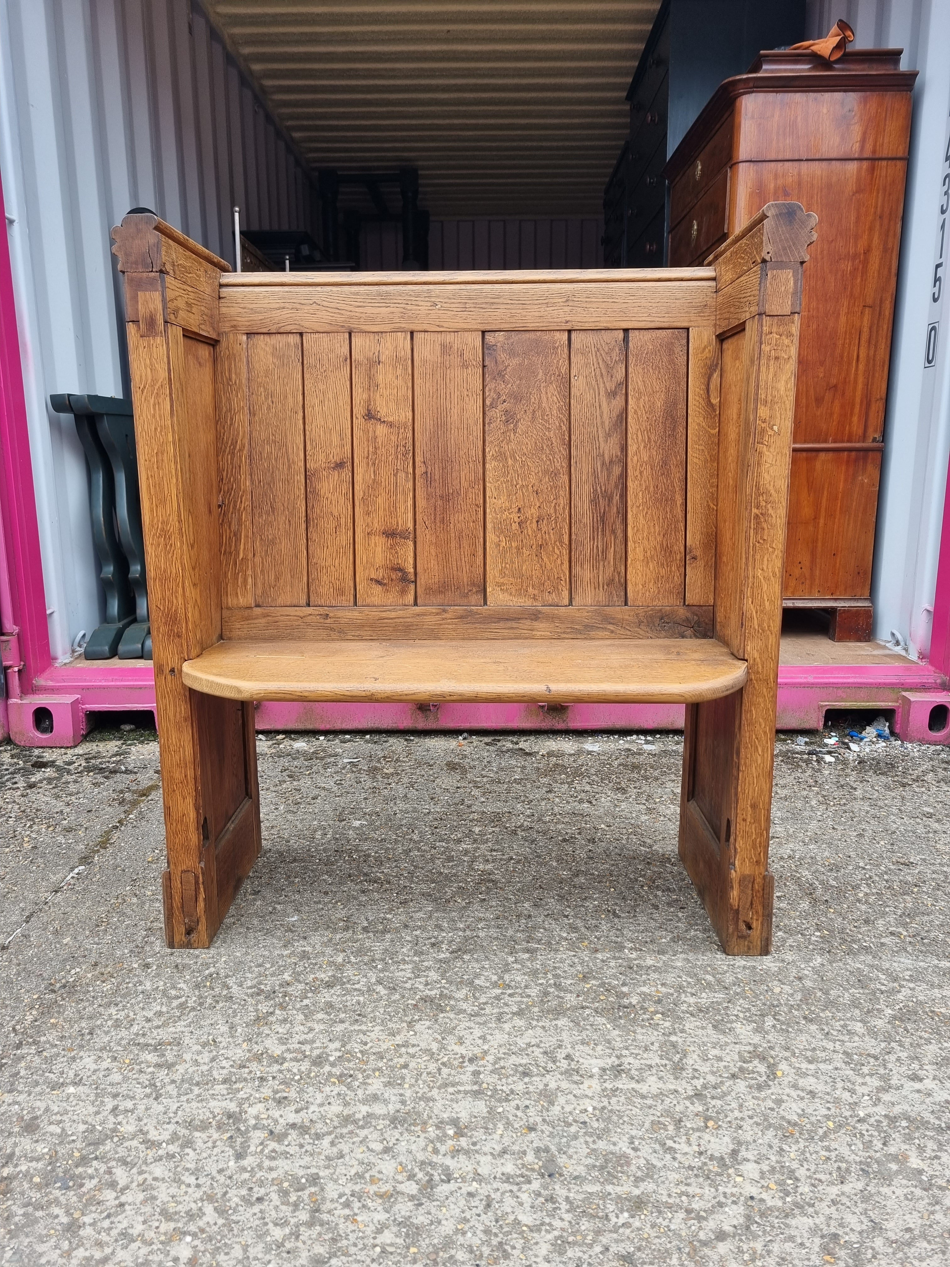 Antique Oak Settle