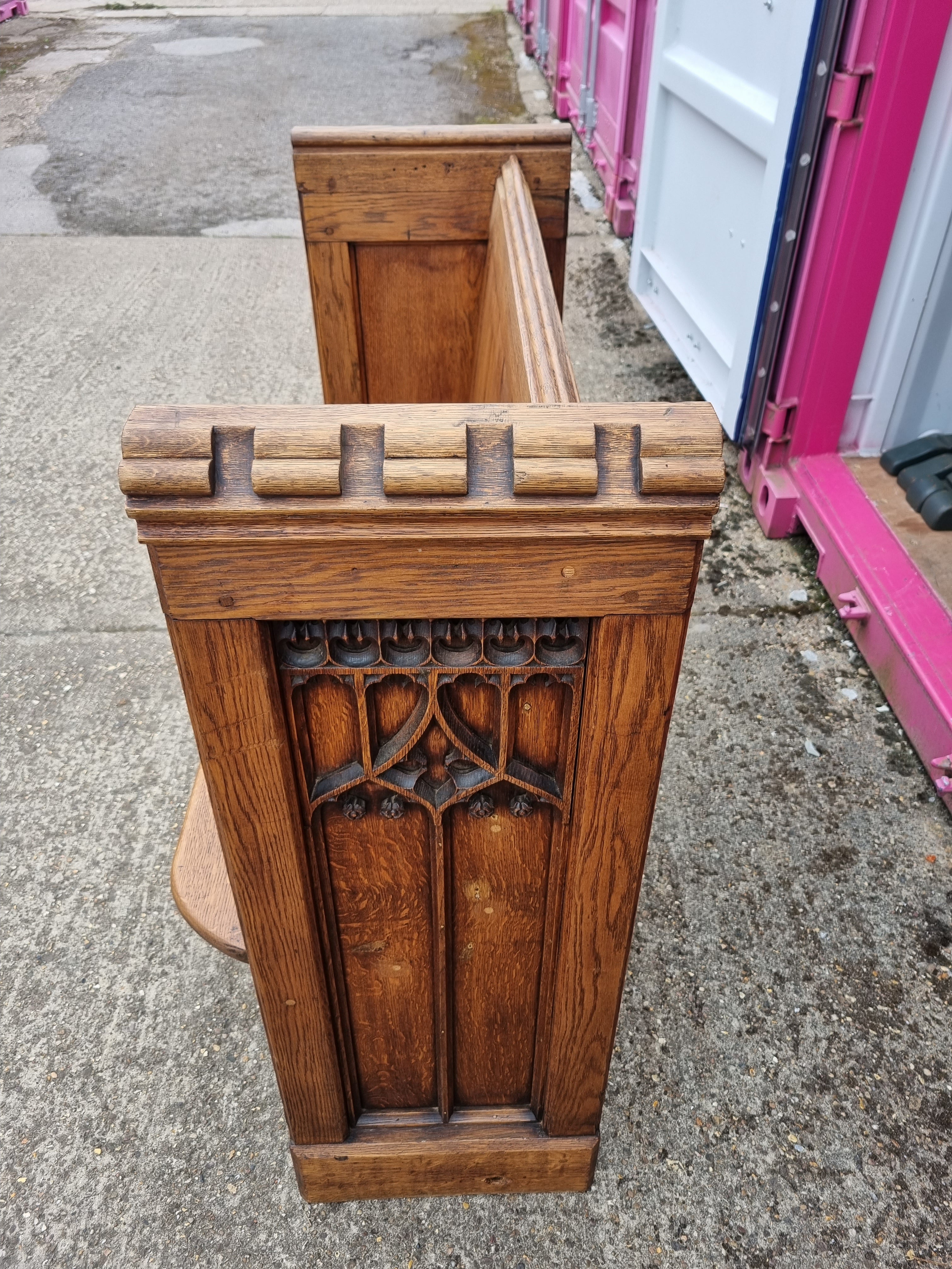 Antique Oak Settle