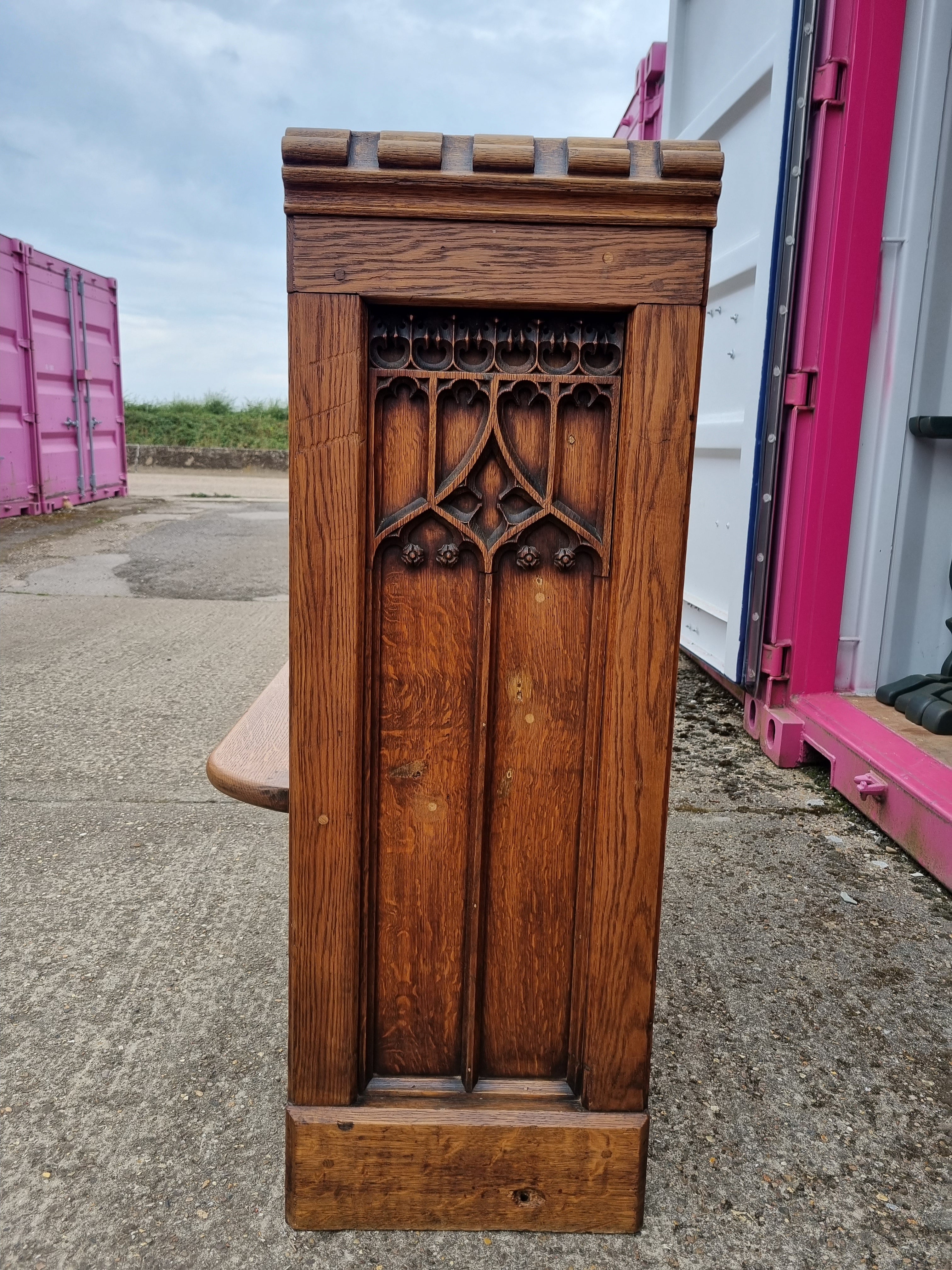 Antique Oak Settle