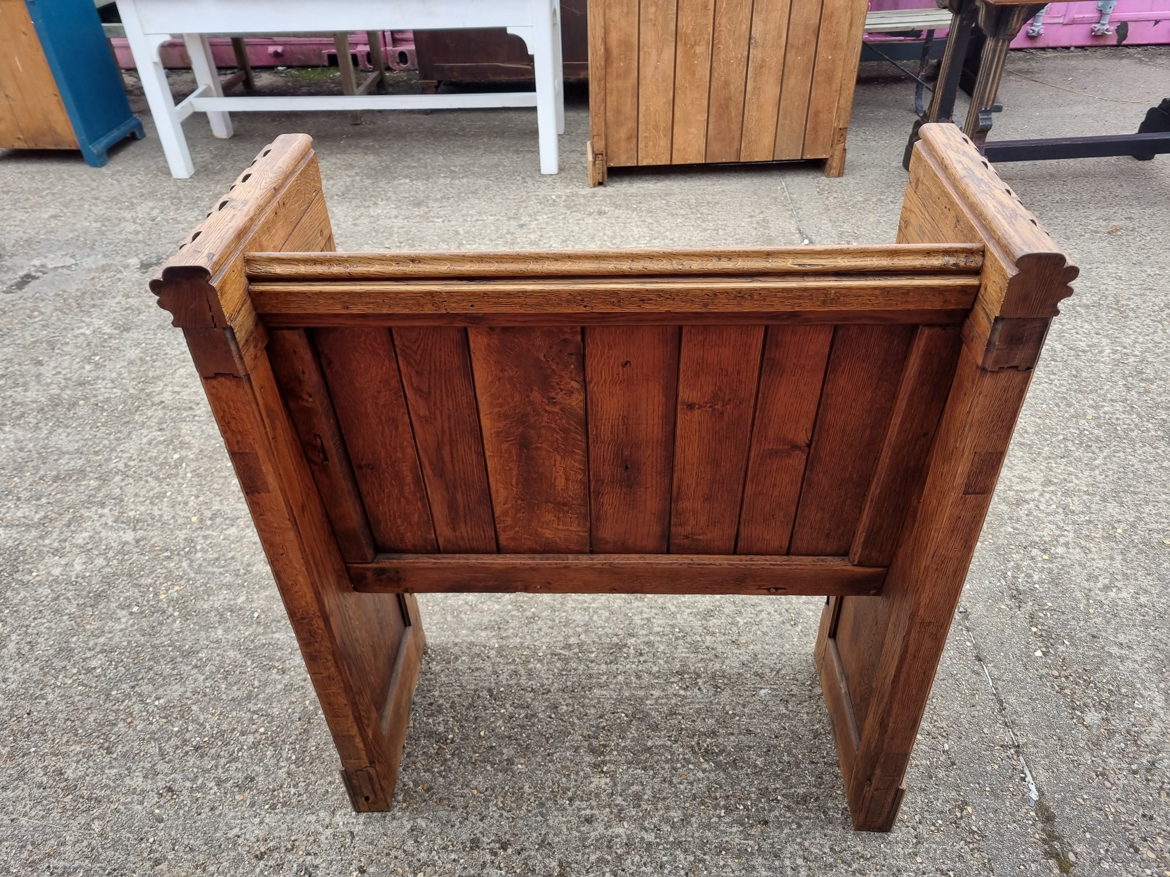 Antique Oak Settle