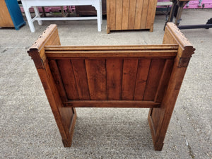 Antique Oak Settle