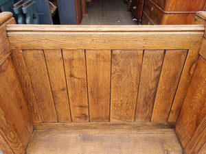 Antique Oak Settle