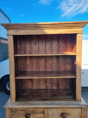Rustic Pine Chest of Drawers & Bookcase