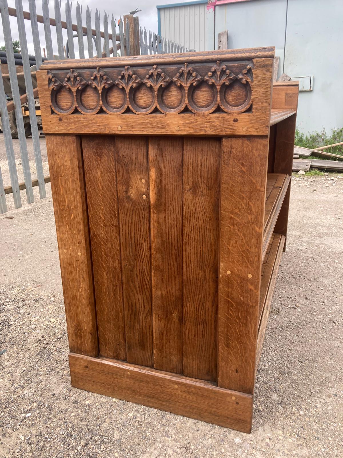 Oak Shelving Unit