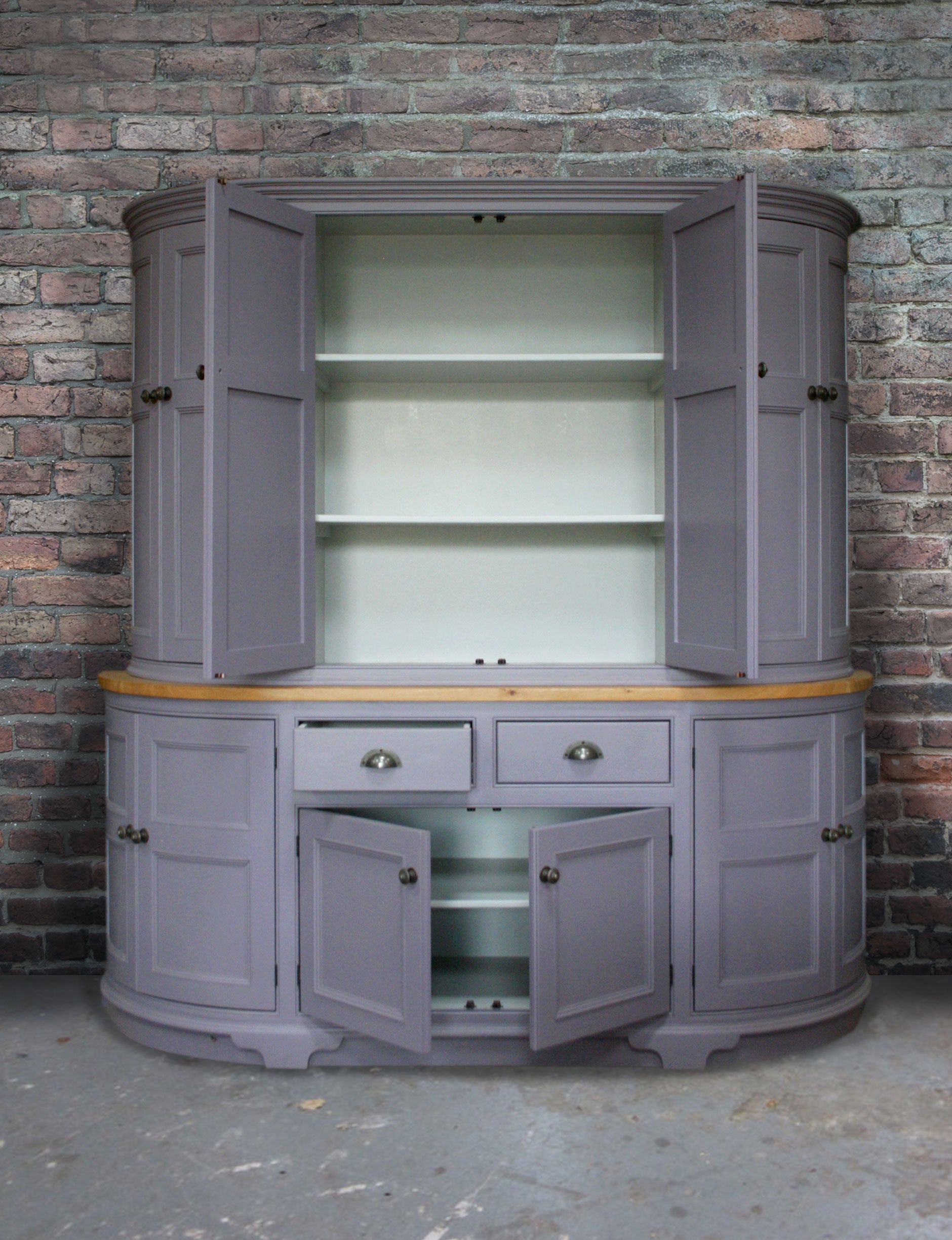 Bow end parlour cupboard