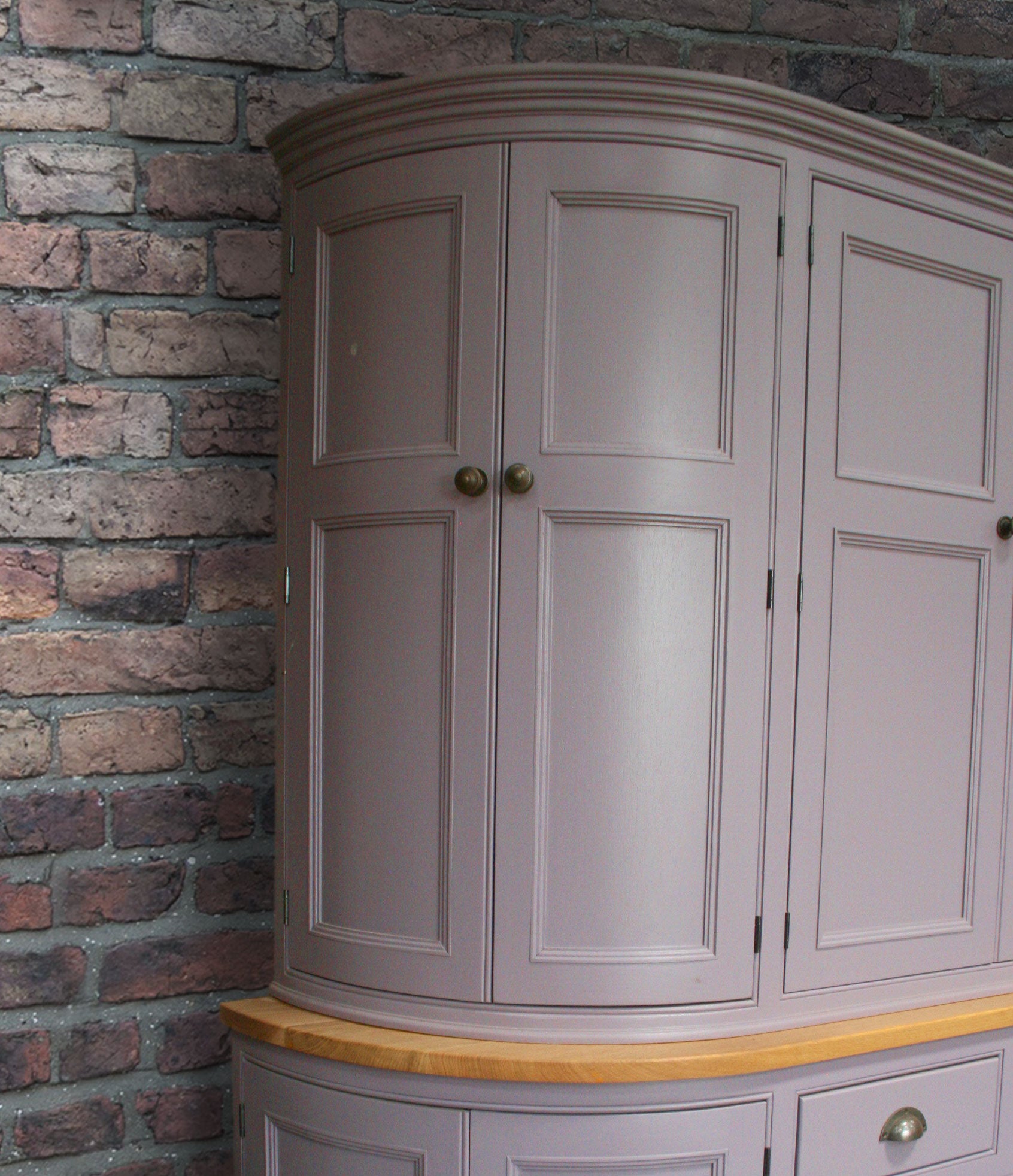Bow end parlour cupboard